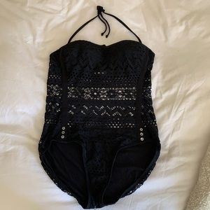 Robin Piccone Crochet Swimsuit